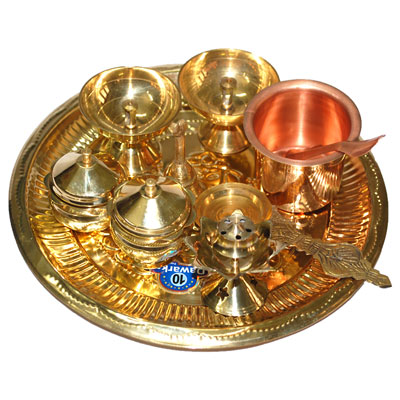 "Pooja Plate - code02 - Click here to View more details about this Product